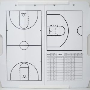 Coaches Board Basketball Half Court /w Stats